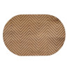 Mesa auxiliar 60 x 39,5 x 60 cm Natural Negro Metal Madera (2 Unidades