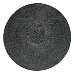 Mesa auxiliar 66 x 66 x 34,5 cm Negro Aluminio (3 Unidades)