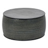 Mesa auxiliar 66 x 66 x 34,5 cm Negro Aluminio (3 Unidades)