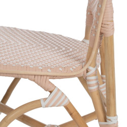 Silla de Comedor 47 x 54 x 93 cm Natural Beige Ratán