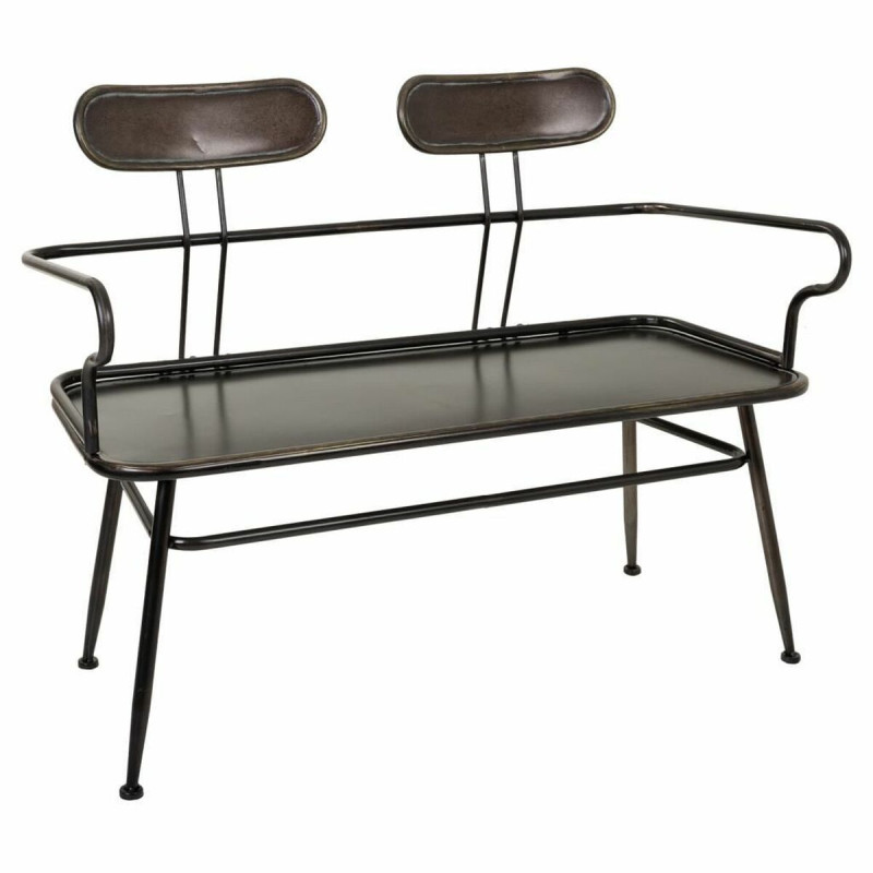 Banco Alexandra House Living Marrón Metal 53 x 88 x 122 cm Banco Alexandra House Living Marrón Metal 53 x 88 x 122 cm