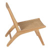 Sillón Natural Madera Ratán 60,5 x 73,5 x 72,5 cm