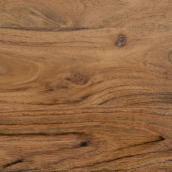 Juego de 3 mesas Madera Metal Hierro Madera de acacia 50 x 50 x 45 cm