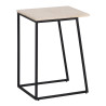 Mesa auxiliar 45 x 35 x 63,5 cm Marrón Crema Mármol Hierro (2 Unidad