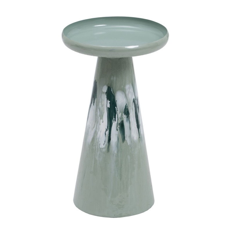 Mesa auxiliar Verde Hierro 36 x 36 x 63 cm Mesa auxiliar Verde Hierro 36 x 36 x 63 cm