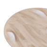 Mesa auxiliar Beige Hierro 34 x 34 x 50 cm