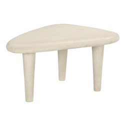 Mesa de Centro Blanco Madera de mango 67 x 50 x 38 cm