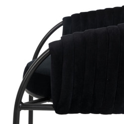 Silla Negro 60 x 49 x 70 cm
