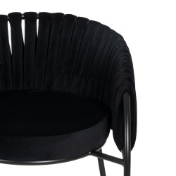 Silla Negro 60 x 49 x 70 cm