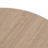 Mesa de Centro Negro Natural Hierro Madera MDF 65 x 65 x 37,5 cm