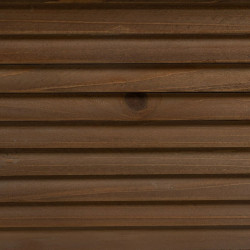 Consola Negro Natural Hierro Cristal Templado Madera de abeto 134 x 32