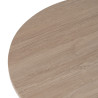 Mesa de Centro Negro Natural Hierro Madera MDF 50 x 50 x 45 cm