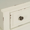 Mesita de Noche Blanco Madera de abeto DMF 51 x 32 x 66 cm
