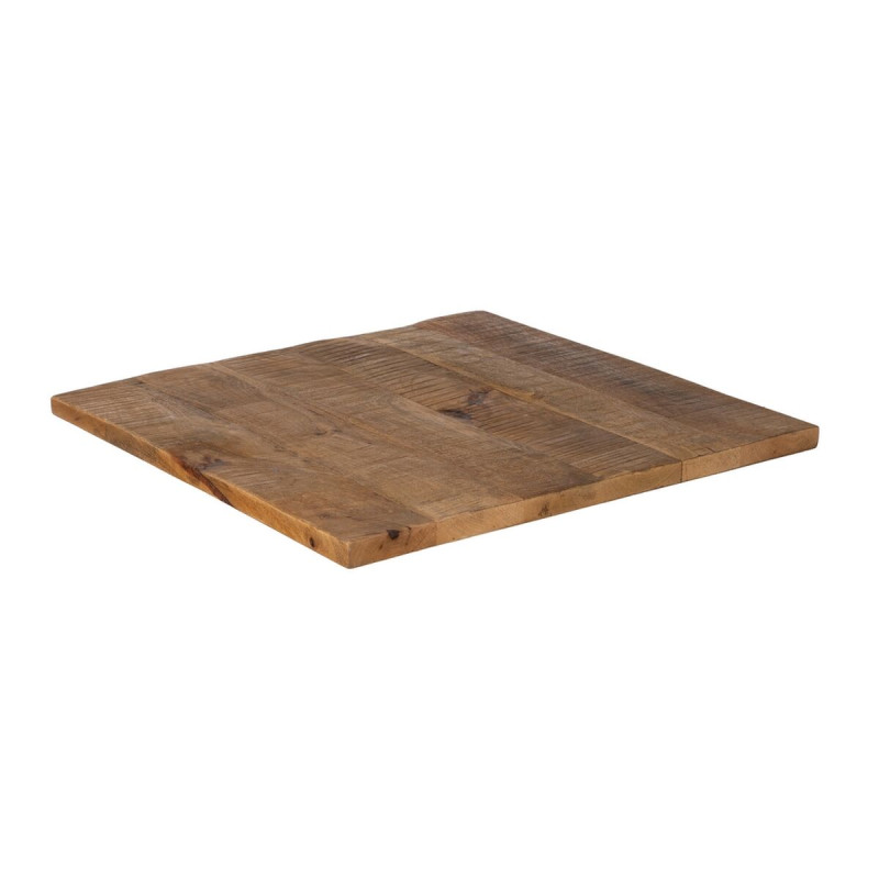 Tablero de mesa Cuadrado Beige Madera de mango 70 x 70 x 3 cm Tablero de mesa Cuadrado Beige Madera de mango 70 x 70 x 3 cm