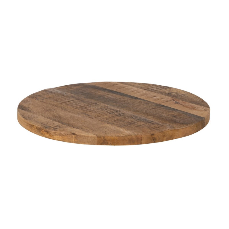 Tablero de mesa Redondo Beige Madera de mango 60 x 60 x 3 cm Tablero de mesa Redondo Beige Madera de mango 60 x 60 x 3 cm