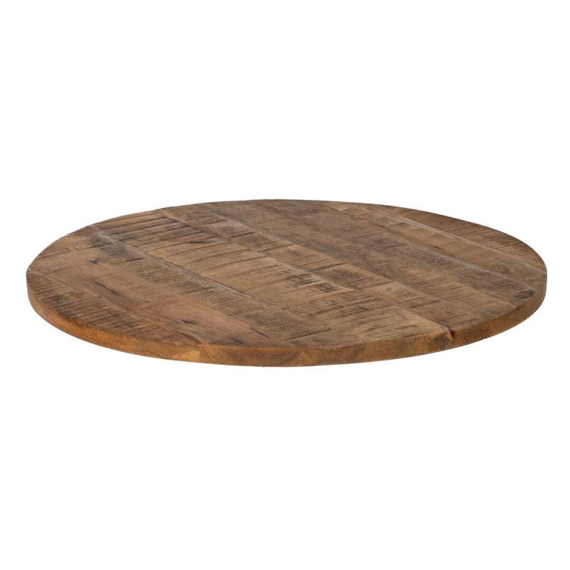 Tablero de mesa Beige Madera de mango 80 x 80 x 3 cm Redondo Irregular Tablero de mesa Beige Madera de mango 80 x 80 x 3 cm Redondo Irregular