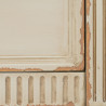 Mesita de Noche Crema Natural Madera de abeto Madera MDF 56 x 36 x 68