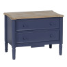 Mueble Auxiliar Azul Natural Madera de abeto Madera MDF 80 x 45 x 60 c