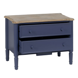 Mueble Auxiliar Azul Natural Madera de abeto Madera MDF 80 x 45 x 60 c