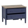 Mueble Auxiliar Azul Natural Madera de abeto Madera MDF 80 x 45 x 60 c