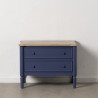 Mueble Auxiliar Azul Natural Madera de abeto Madera MDF 80 x 45 x 60 c