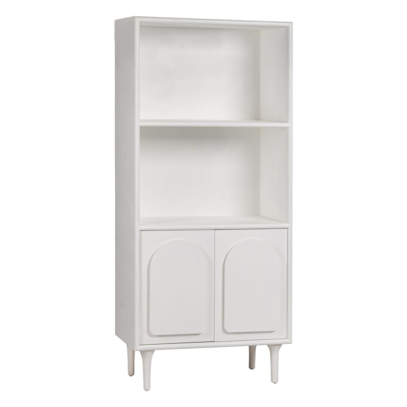 Librería BERET Blanco Madera de abeto 80 x 40 x 175 cm Librería BERET Blanco Madera de abeto 80 x 40 x 175 cm