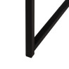 Mesita de Noche MARIGNI Negro Natural Hierro Madera de fresno Madera M