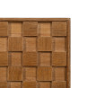 Mesita de Noche MARIGNI Negro Natural Hierro Madera de fresno Madera M