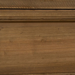 Vitrina Natural Cristal Madera de abeto 72 x 39 x 175 cm