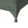 Vitrina con Doble Puerta de Cristal Menta Cristal Hierro 72 x 35 x 178