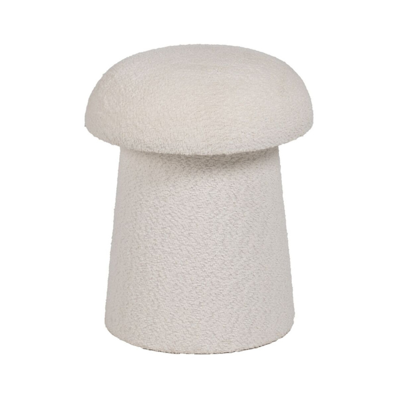 Puff Blanco Madera MDF 35 x 35 x 42 cm Puff Blanco Madera MDF 35 x 35 x 42 cm