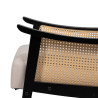 Sillón Negro Beige Polietileno Madera de caucho Madera MDF Foam 100 %
