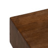 Mesa de Centro LAGOM Negro Natural Hierro Madera de caucho 120 x 60 x