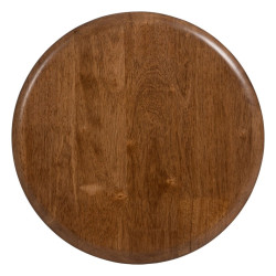 Mesa auxiliar LAGOM Negro Natural Hierro Madera de caucho 40 x 40 x 50