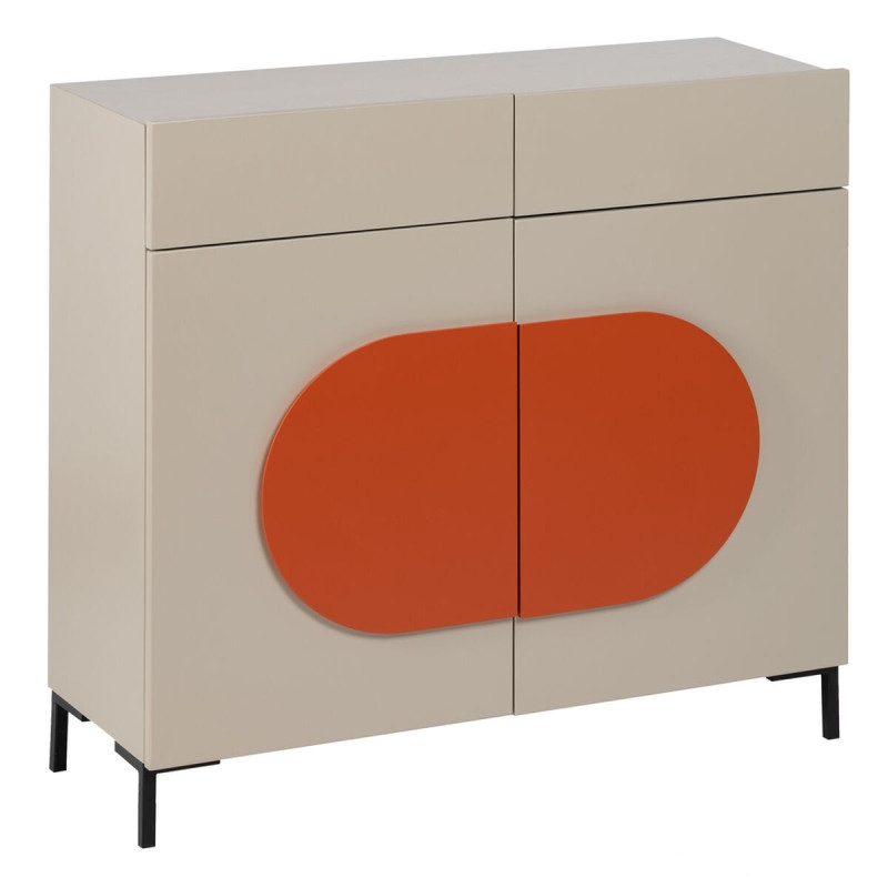 Recibidor NECTO Naranja Taupé 90 x 32 x 85,5 cm Recibidor NECTO Naranja Taupé 90 x 32 x 85,5 cm