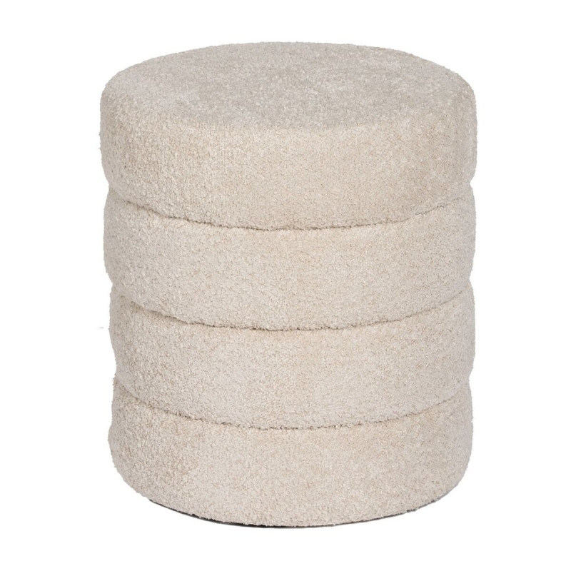 Puff Beige 42 x 42 x 46 cm Puff Beige 42 x 42 x 46 cm