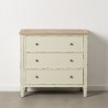 Cajonera Beige Natural Madera de abeto Madera MDF 90 X 42 X 85 CM