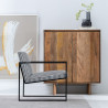 Sillón Blanco Negro 65 x 85 x 73 cm