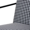 Sillón Blanco Negro 65 x 85 x 73 cm