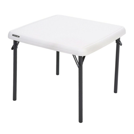 Mesa Infantil Lifetime Blanco Plegable 61 x 53,5 x 61 cm Acero Plásti