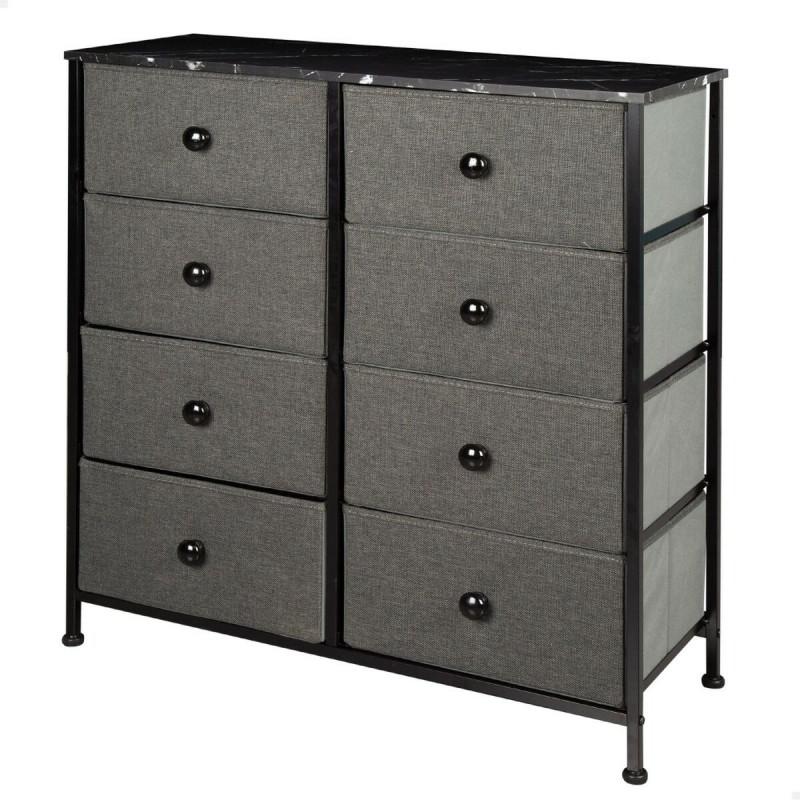 Cómoda Max Home Gris Mármol 80 x 81 x 30 cm Cómoda Max Home Gris Mármol 80 x 81 x 30 cm