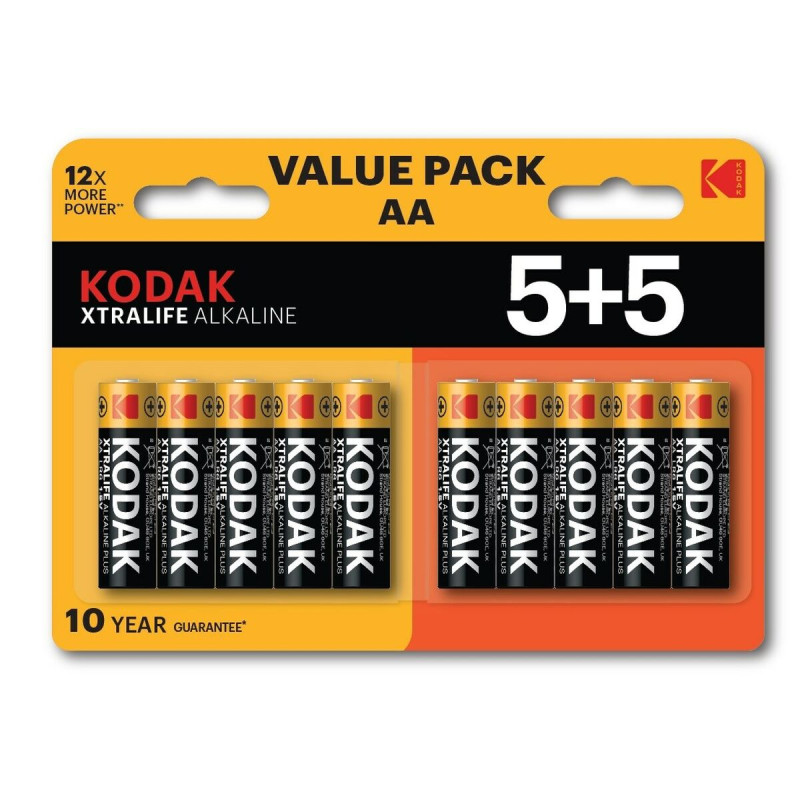 Pilas Kodak XTRALIFE 1,5 V (10 Unidades) Pilas Kodak XTRALIFE 1,5 V (10 Unidades)