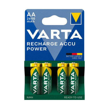 Pilas Recargables Varta RECHARGE ACCU Power AA 2600 mAh 1,2 V AA (1 un