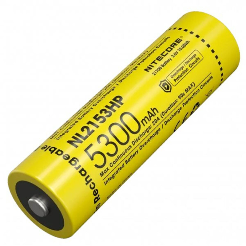 Pilas Recargables Nitecore NL2153HP 3,6 V 21700 Pilas Recargables Nitecore NL2153HP 3,6 V 21700