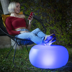 Asiento Hinchable con LED Multicolor y Mando a Distancia Pulight Innov