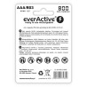 Pilas Recargables EverActive EVHRL03-800 AAA R03 1,2 V 3.7 V (2 Unidad