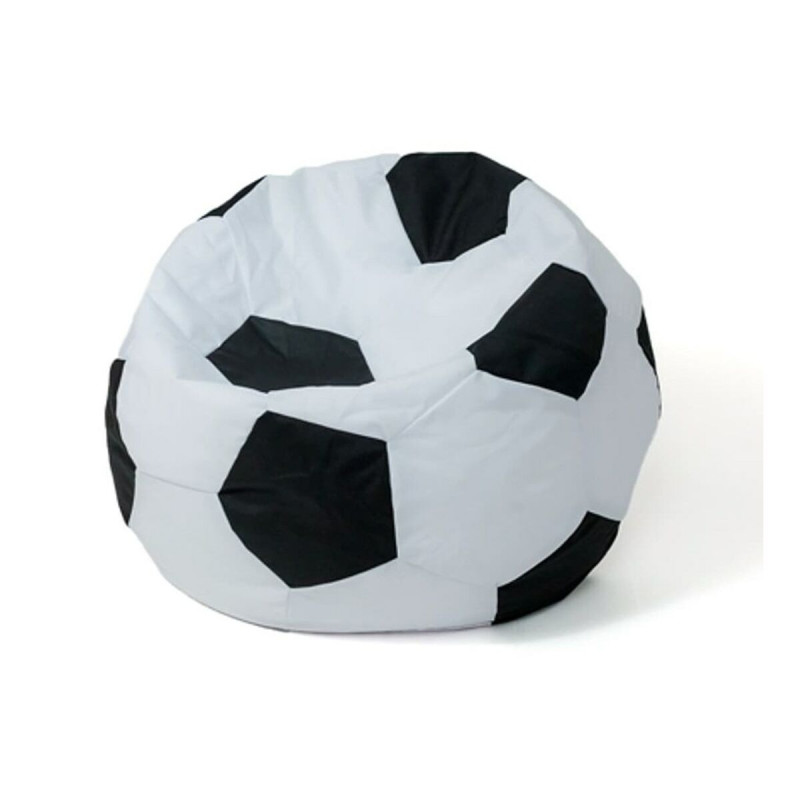 Puff GO GIFT Blanco Negro Oxford Fútbol Puff GO GIFT Blanco Negro Oxford Fútbol