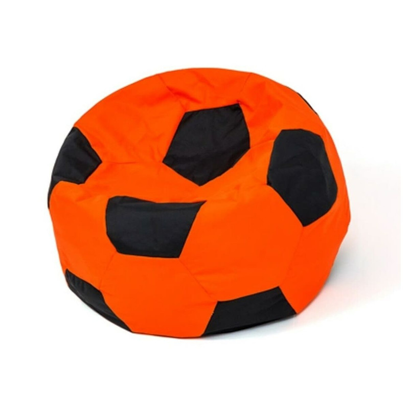 Puff GO GIFT Negro Naranja Oxford Fútbol Puff GO GIFT Negro Naranja Oxford Fútbol