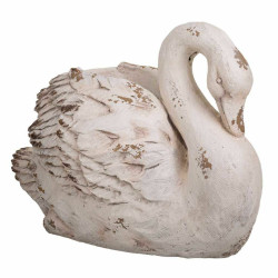 Macetero Alexandra House Living Swan Fibra de Vidrio Magnesio 36 x 46