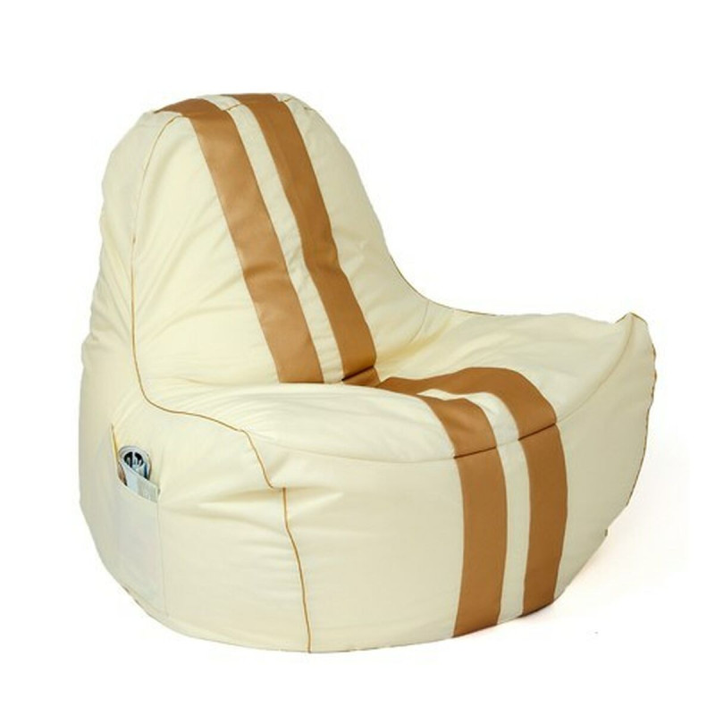 Puff GO GIFT Oro Beige Oxford tejido antidesgarros 140 x 100 x 100 cm Puff GO GIFT Oro Beige Oxford tejido antidesgarros 140 x 100 x 100 cm